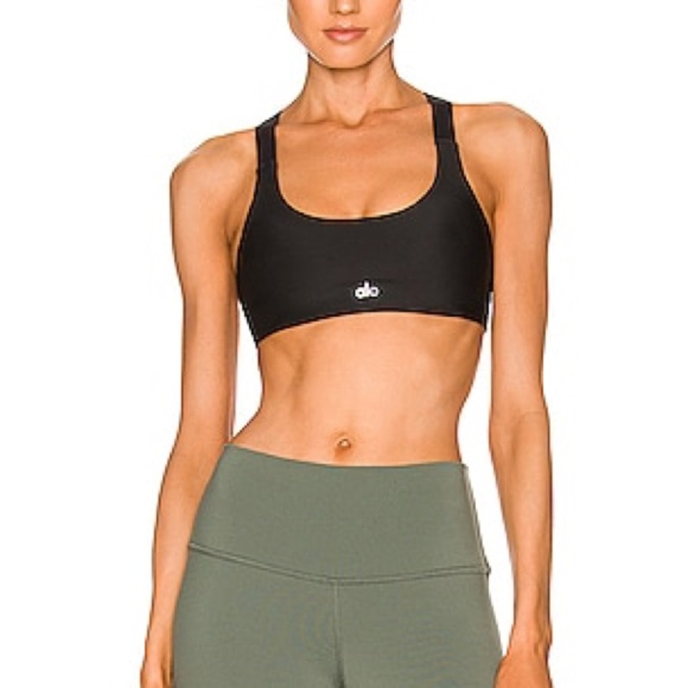 ALO Airlift Take Charge Bra in Black. M. Worn 2x.